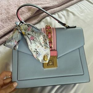 PINK/BLUE ALDO CROSSBODY/ HANDBAG